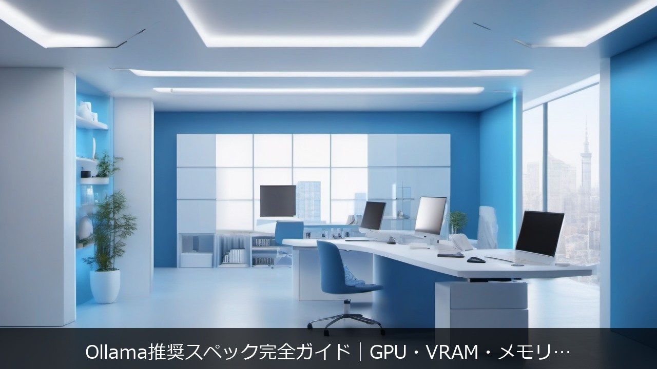 未分類に関する記事のアイキャッチ画像 - Ollama推奨スペック完全ガイド｜GPU・VRAM・メモリ