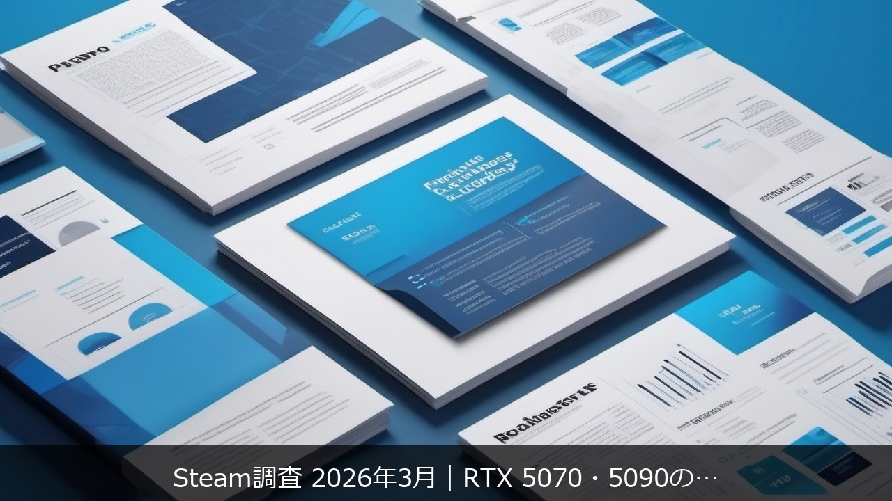 Steam調査 2026年3月｜RTX 5070・5090のシェア推移とAMDの現在地 アイキャッチ