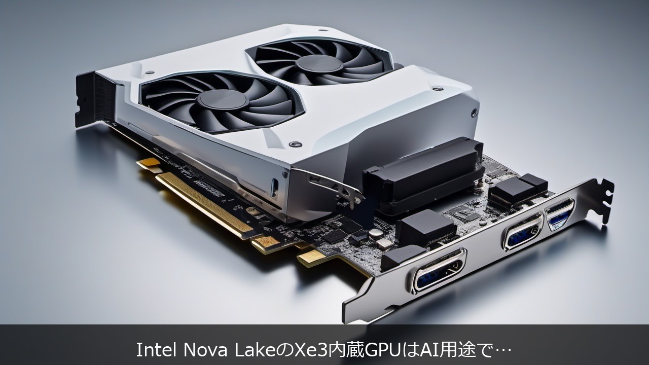 Intel Nova LakeのXe3内蔵GPUはAI用途で使えるか｜Lunar Lake実測データから性能を予測 アイキャッチ