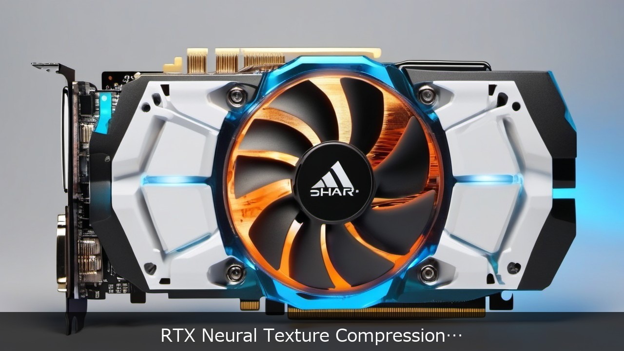 RTX Neural Texture CompressionでVRAM使用量80%削減｜NVIDIAの新技術がAI・ゲー アイキャッチ