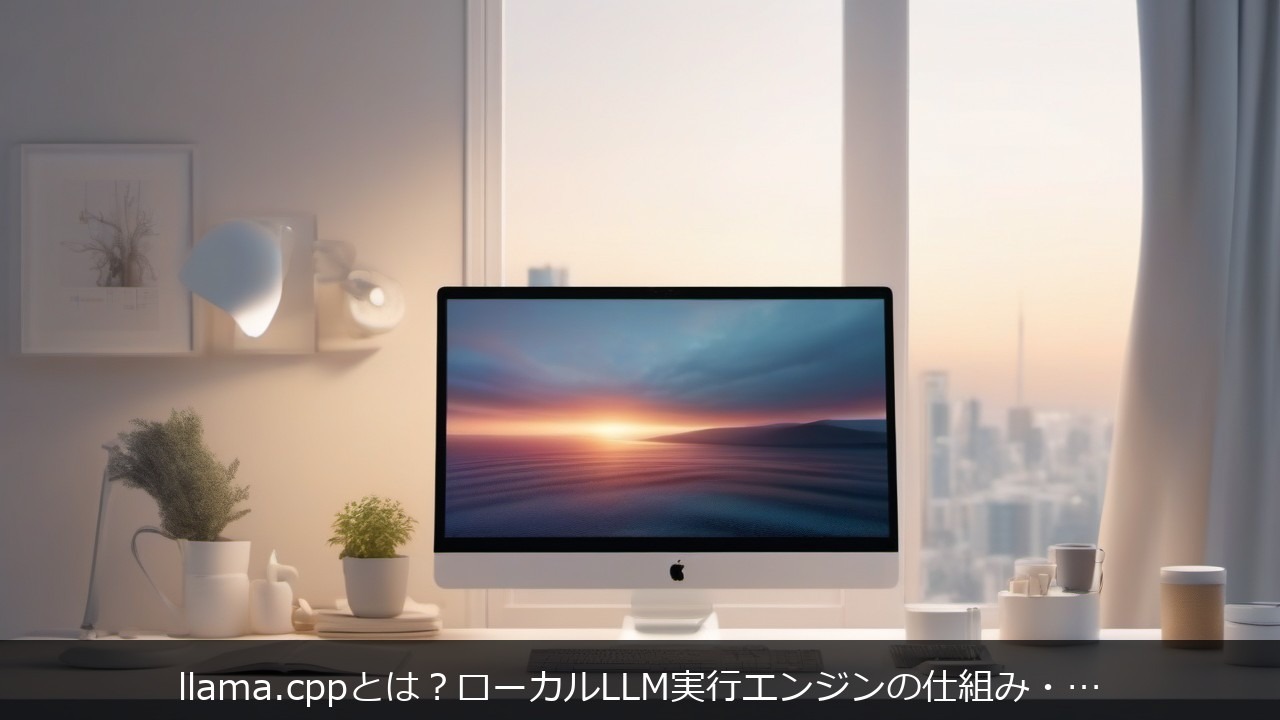 llama.cppとは？ローカルLLM実行エンジンの仕組み・導入方法を初心者向けに解説