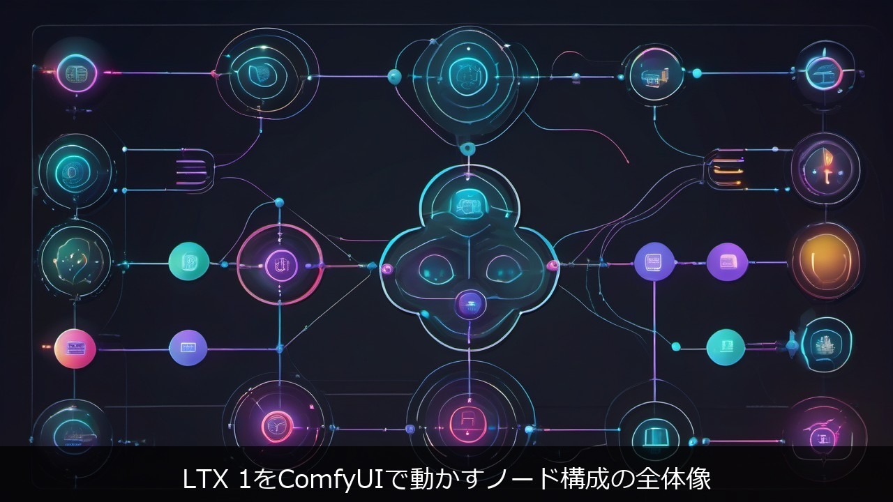 LTX 1をComfyUIで動かすノード構成の全体像