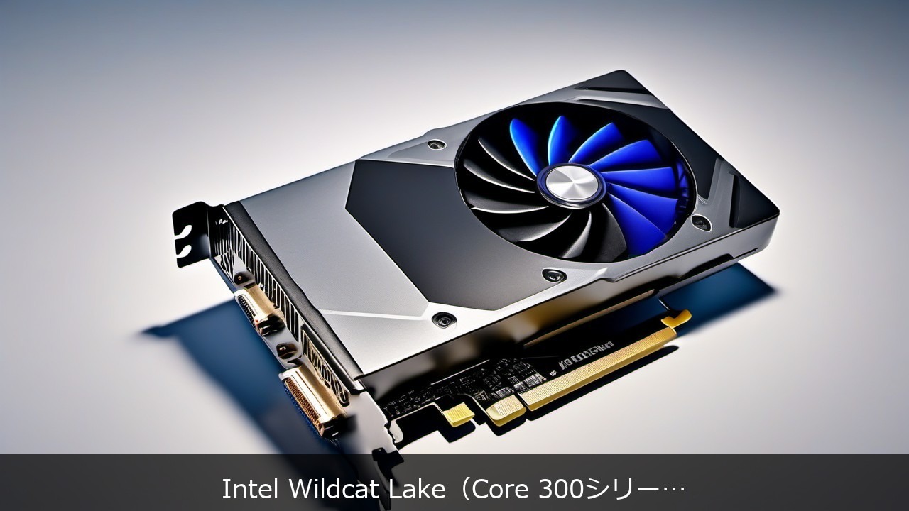 Intel Wildcat Lake（Core 300シリーズ）とは？AI用途で知っておくべき基礎知識と廉価AI PCの アイキャッチ
