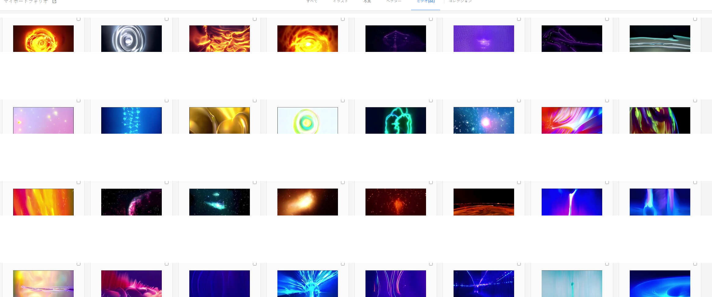 RTX 5080検証環境で生成し商用ストックサービスに採用されたAI動画作品一覧