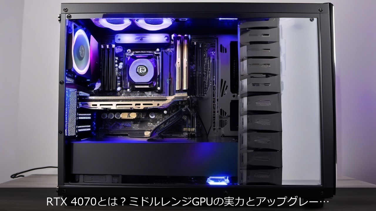 RTX 4070とは？ミドルレンジGPUの実力とアップグレード優先順序を海外Redditから解説 アイキャッチ