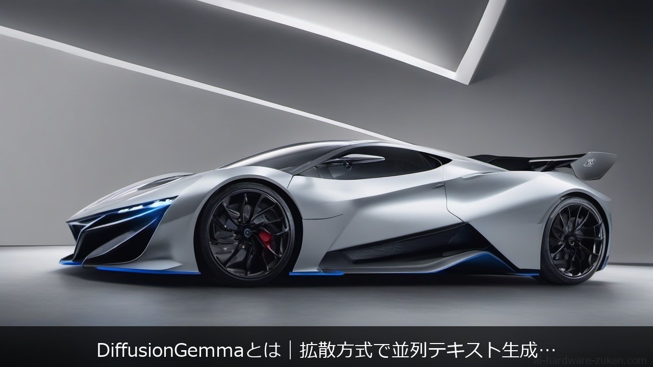 DiffusionGemmaとは｜拡散方式で並列テキスト生成する高速モデルをRTXローカルで動かす要件に関する記事のアイキャッチ画像 - DiffusionGemmaとは