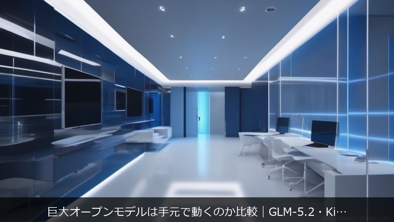 巨大オープンモデル ローカルに関する記事のアイキャッチ画像 - 巨大オープンモデルは手元で動くのか比較