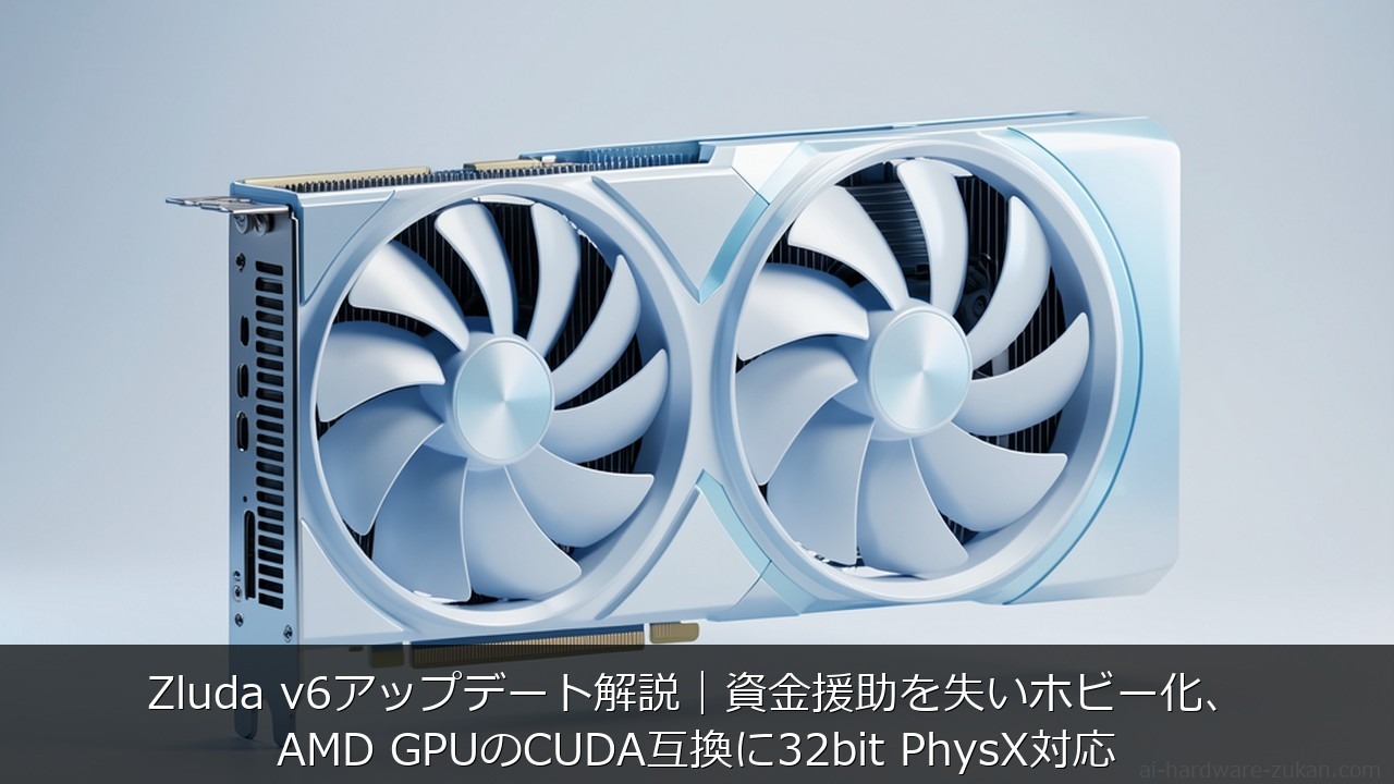 Zludaに関する記事のアイキャッチ画像 - Zluda v6アップデート解説