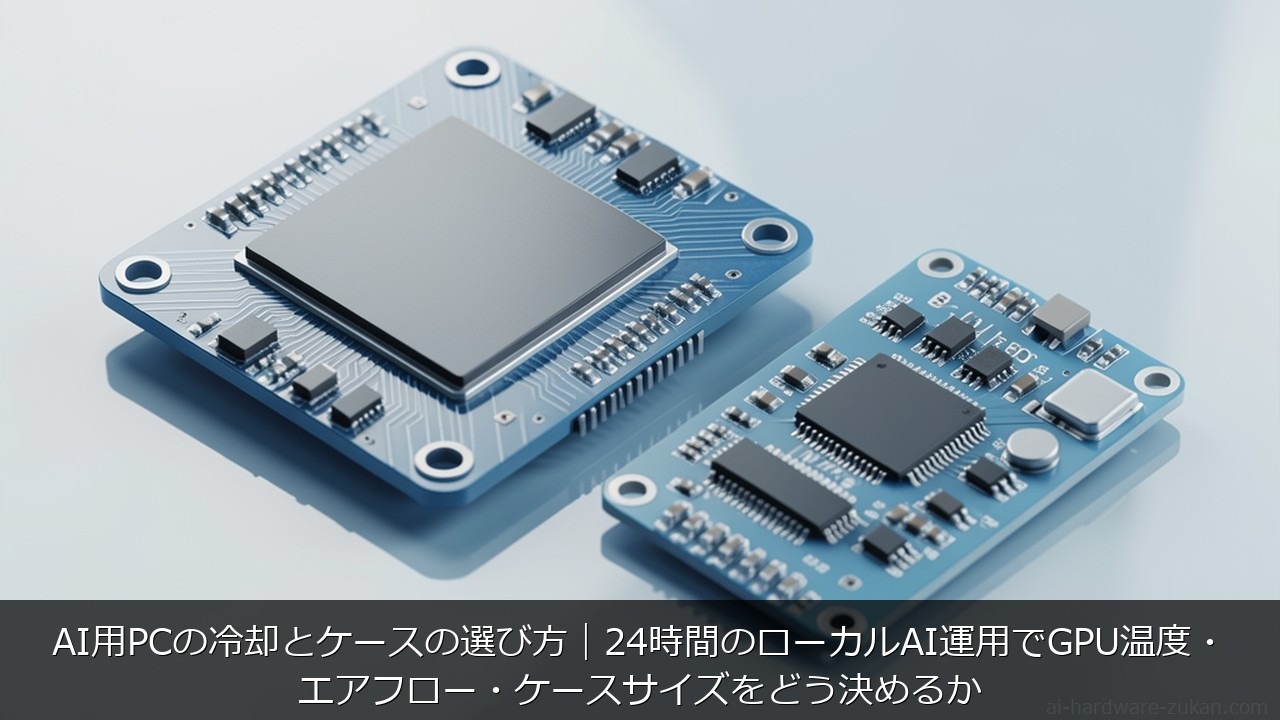 AI用PCに関する記事のアイキャッチ画像 - AI用PCの冷却とケースの選び方