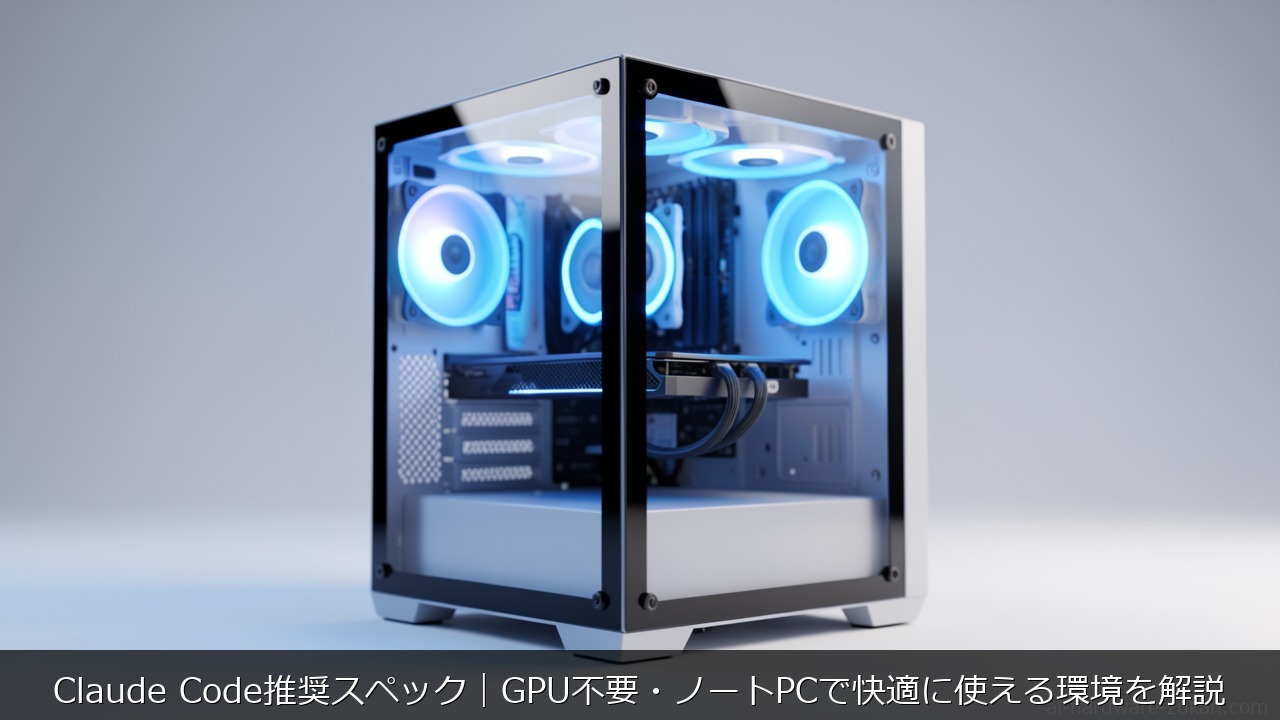 Claude Code推奨スペックをテーマにしたアイキャッチ画像