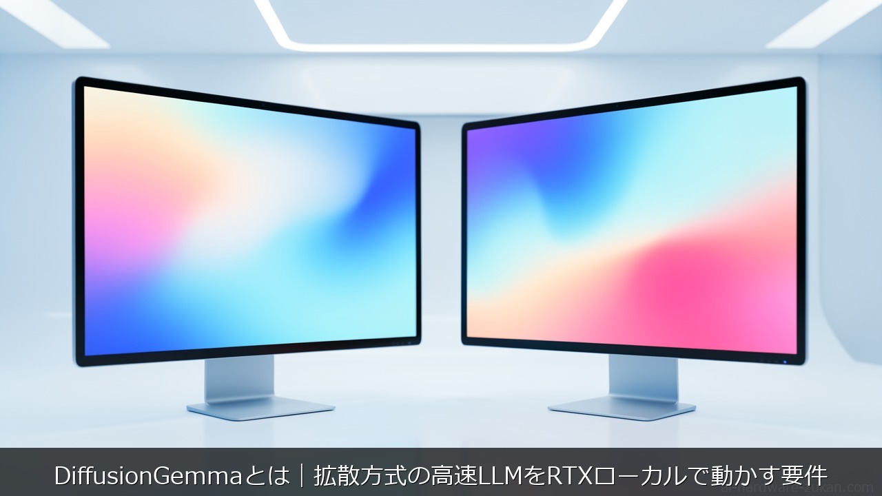 DiffusionGemmaとはをテーマにしたアイキャッチ画像