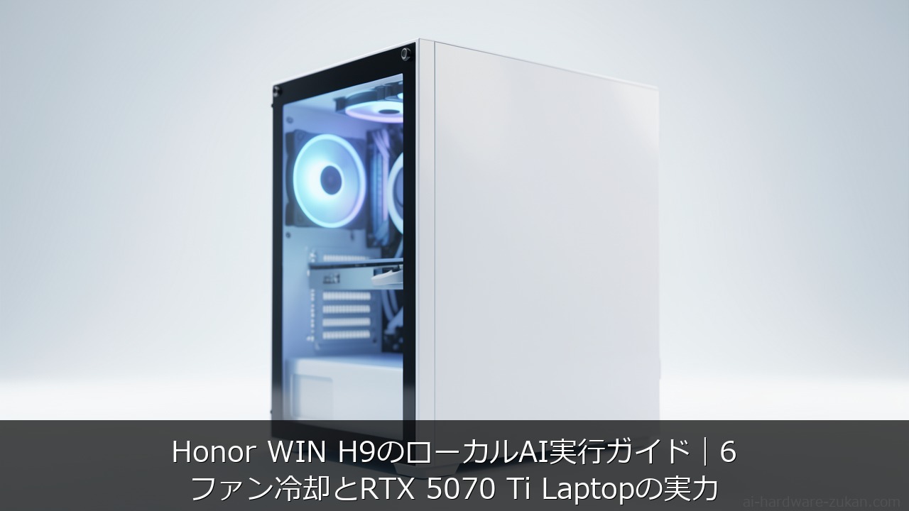 Honor WIN H9のローカルAI実行ガイドをテーマにしたアイキャッチ画像