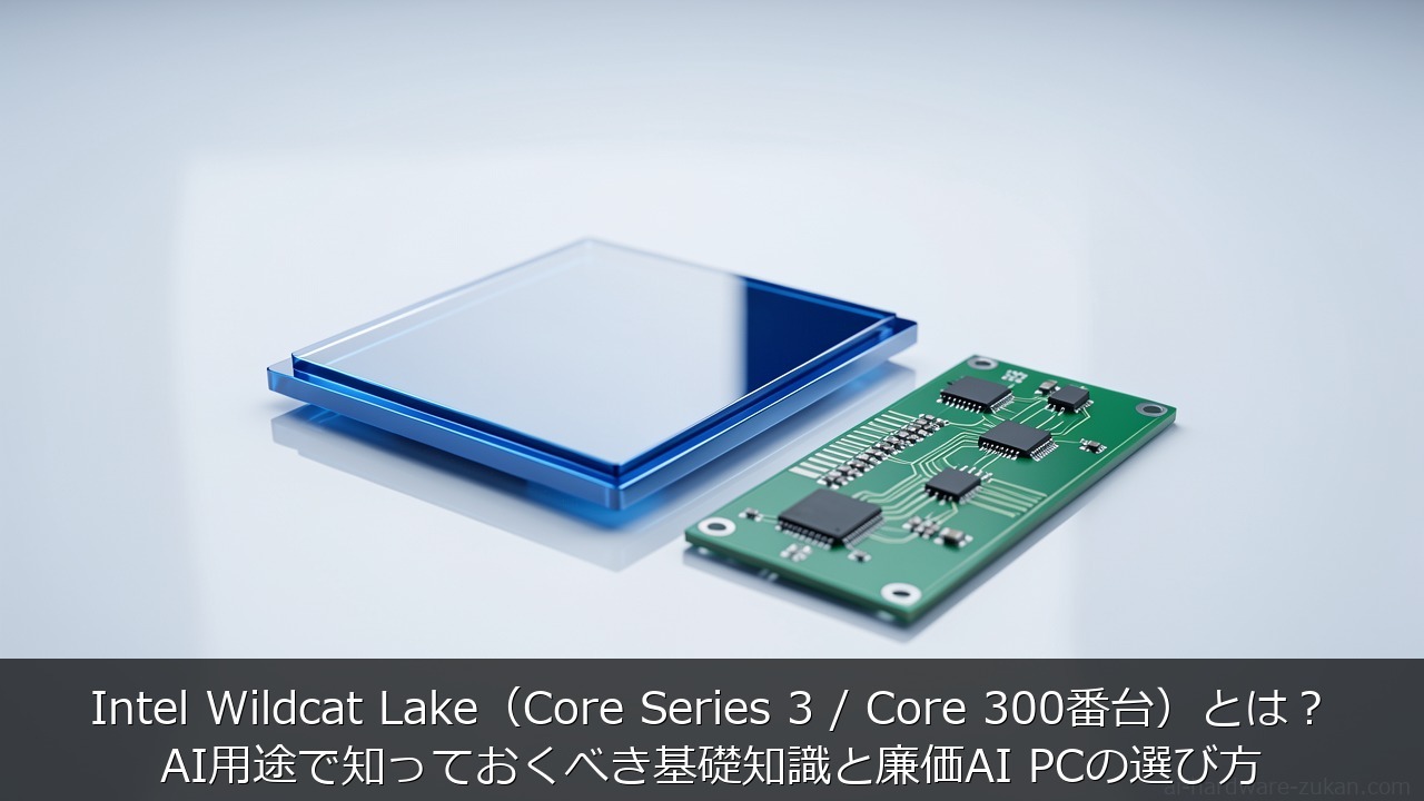 Intel Wildcat Lake（Core Series 3 / Core 300番をテーマにしたアイキャッチ画像