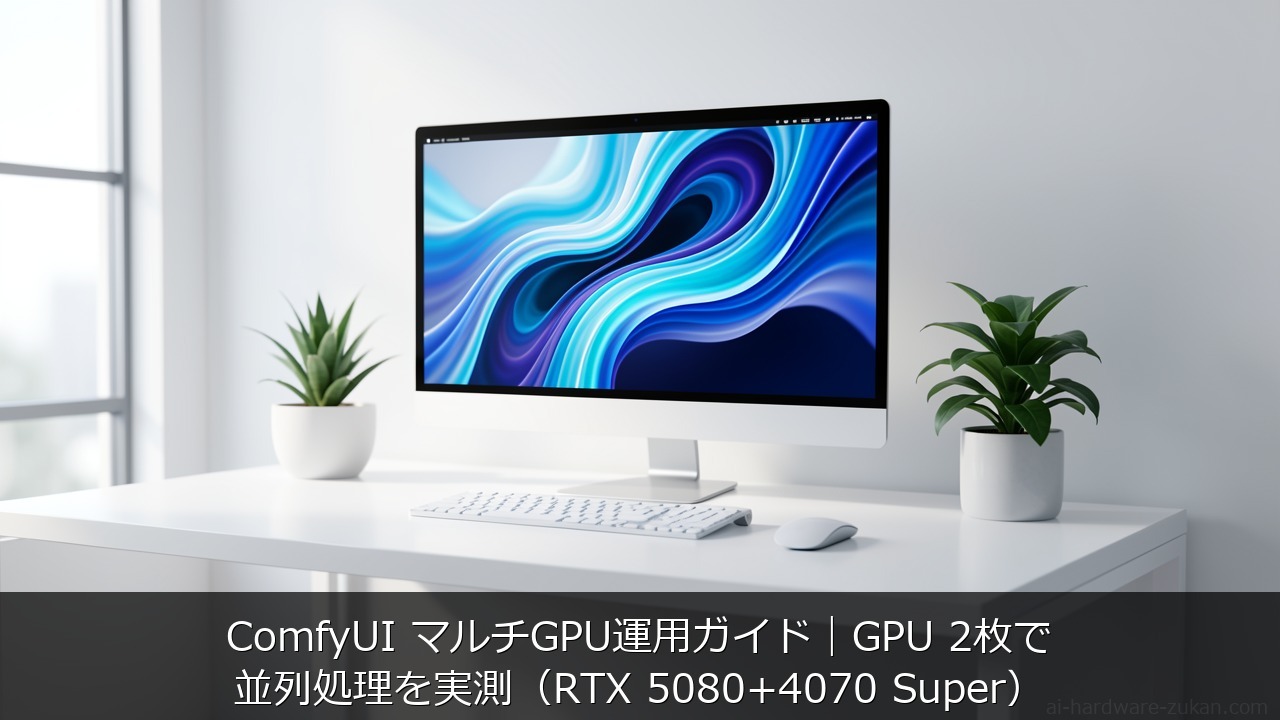 ComfyUI マルチGPU運用ガイドをテーマにしたアイキャッチ画像