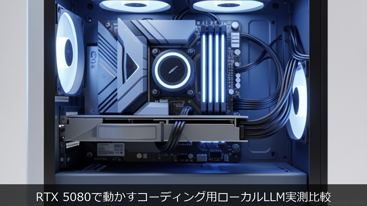 コーディング用ローカルLLM 5モデルをVRAM 16GBで比較 のアイキャッチ画像