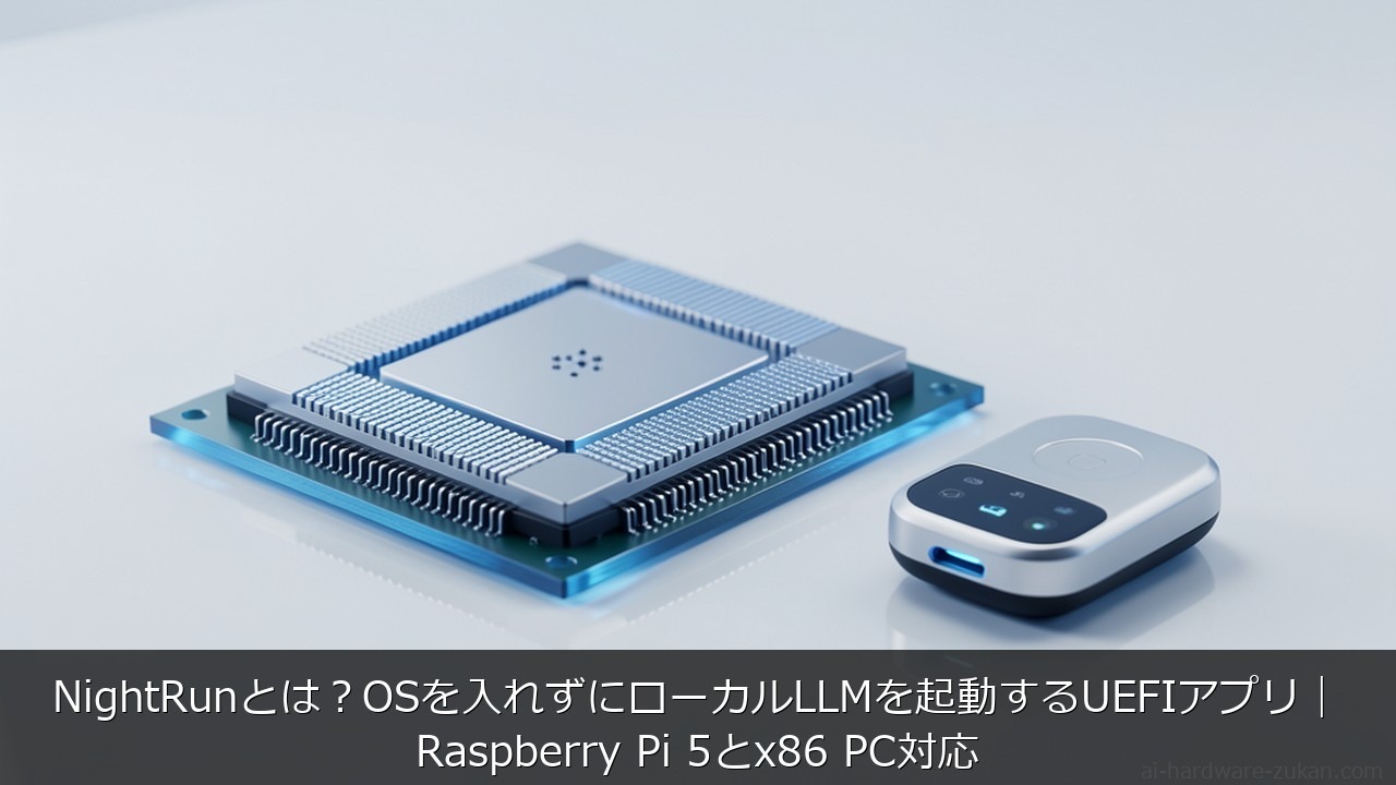 NightRunとはに関する記事のアイキャッチ画像 - NightRunとは？OSを入れずにローカルLLMを起動するUEFIアプリ
