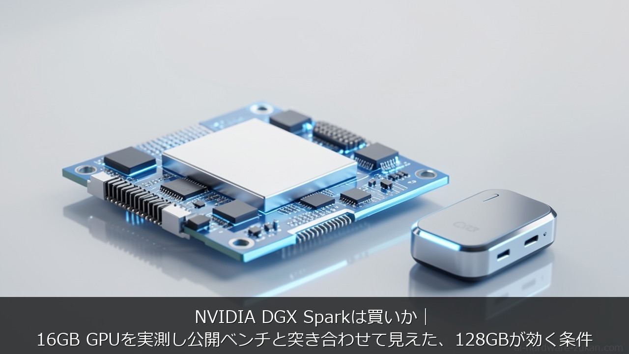 DGX Sparkに関する記事のアイキャッチ画像 - NVIDIA DGX Sparkは買いか